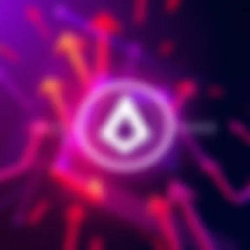 A visual representation of Algorand's logo surrounded by upward arrows, symbolizing growth and market optimism during altseason.
