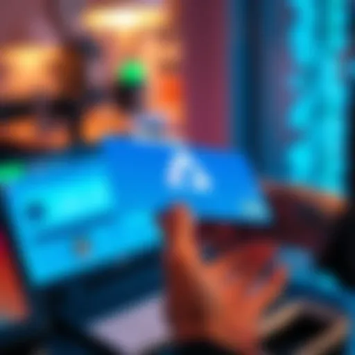 Graphic showing a digital payment being processed with stablecoins and Algorand logo, symbolizing payroll in 2025