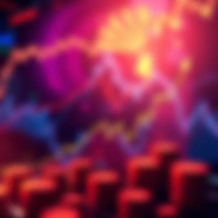 A graphic representing key altcoin investments with upward trends and financial charts against a vibrant background.