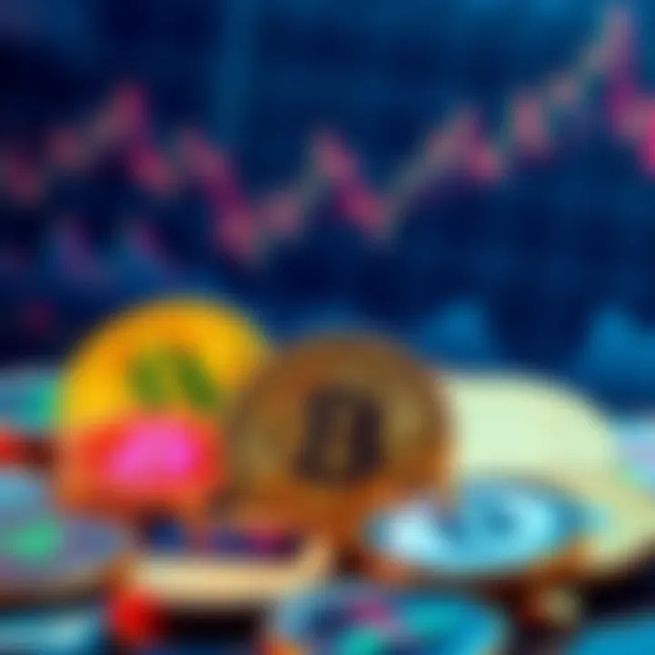 A visual representation of various altcoins alongside Bitcoin, symbolizing the exploration of long-term investments in cryptocurrency beyond Bitcoin.