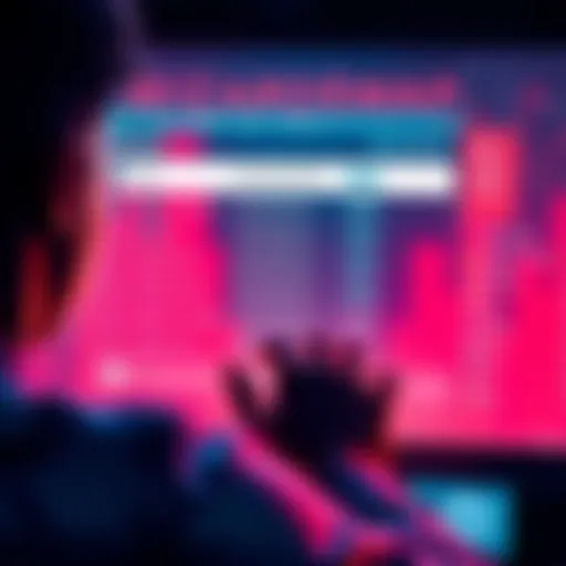 A person looking at various options on a computer screen for swapping Monero with low fees