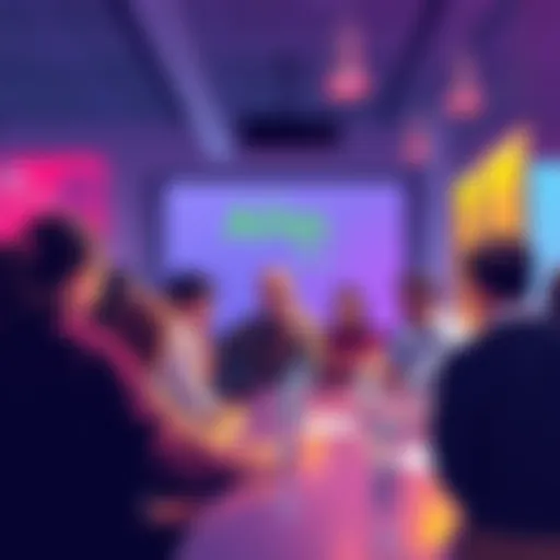 People engaging in discussions about Amp Token with Q&A sessions and sharing insights.
