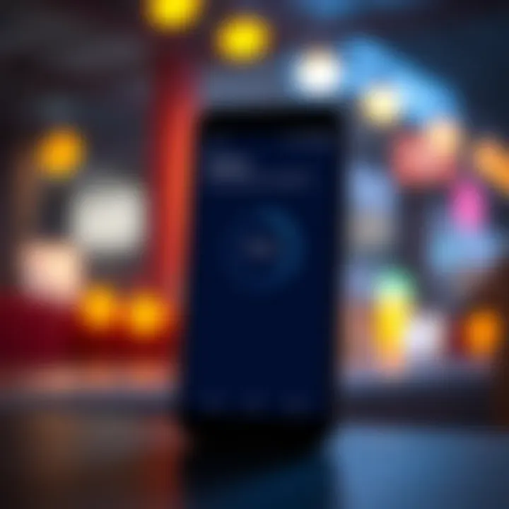 An Android phone screen displaying a wallet app with a missing balance indicator