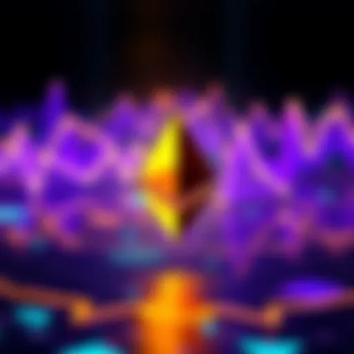 Arbitrum logo prominently displayed against a backdrop of Ethereum graphics, symbolizing its role in enhancing Ethereum's ecosystem