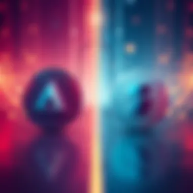 Side-by-side comparison of Arbitrum and Base blockchain features, showcasing Arbitrum's custom chain deployment and developer options alongside Base's fiat integration.