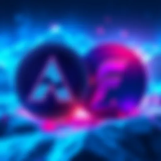 Avalanche and Filecoin logos merging together, symbolizing their partnership for improved data storage solutions.