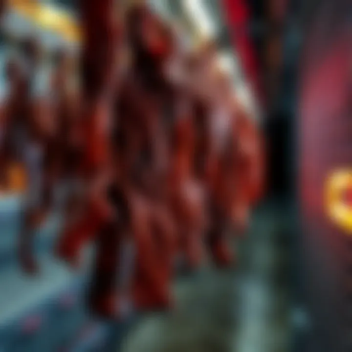 Beef jerky hanging to dry in a facility using heat from Bitcoin miners