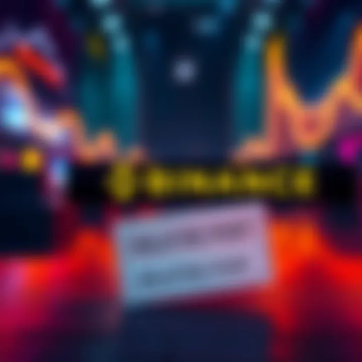 Binance asset listing controversy A graphic showing Binance's logo and a deleted post notice, highlighting community backlash over asset listing removal.