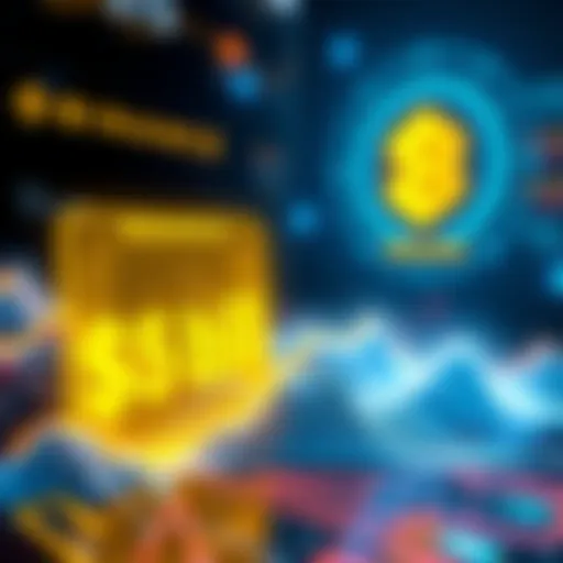 A graphic showing Binance Wallet controlling a large portion of daily transaction volume in cryptocurrency, with a visual emphasis on $5 billion flowing daily.