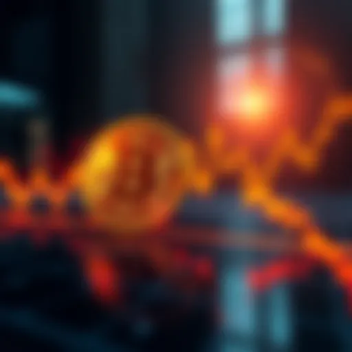 A visual representation of Bitcoin's price fluctuations showing corrections and trends over time.