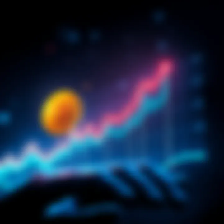 Bitcoin Price Chart Line chart showing Bitcoin price trends with potential upward movement for 2025