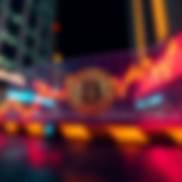 Bitcoin Price Decline A graph showing Bitcoin's price significantly lower than expected values compared to Nasdaq trends