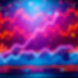 A graphic showing Bitcoin's rising value with an upward trend line, symbolizing investor anticipation of a market correction.