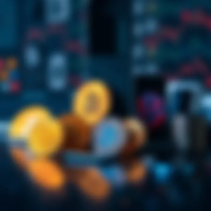 A graphic showing Bitcoin symbols alongside various smartphone models to illustrate the connection between Bitcoin adoption and smartphone usage