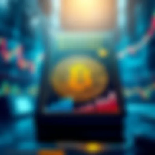 Cover of the Bitcoin book showing a stylized Bitcoin symbol surrounded by financial charts and graphs.