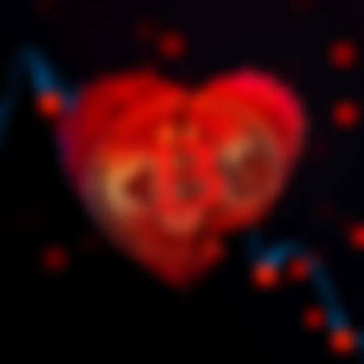 A Bitcoin symbol with a broken heart graphic, representing the emotional impact of selling Bitcoin.