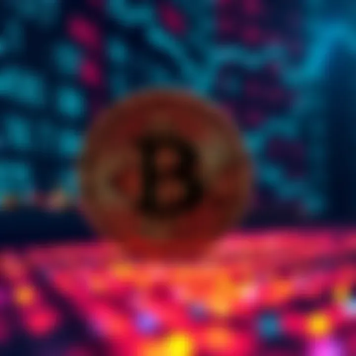 A visual representation of Bitcoin as changing numbers on a digital screen, illustrating its nature as data rather than currency.