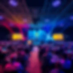 A timeline showcasing the changes in the Bitcoin Conference over the past 12 years with images of different conference setups and attendees.