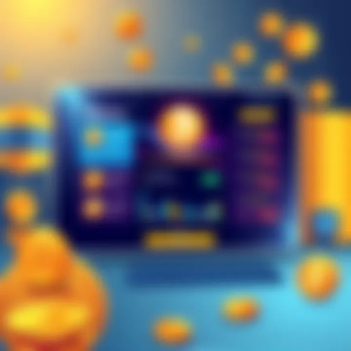 A welcoming digital platform interface displaying Bitcoin options for beginners, featuring clear buttons and low fees highlighted.