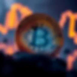 A Bitcoin logo slowly losing brightness, symbolizing the decline of cryptocurrency's promise of financial freedom
