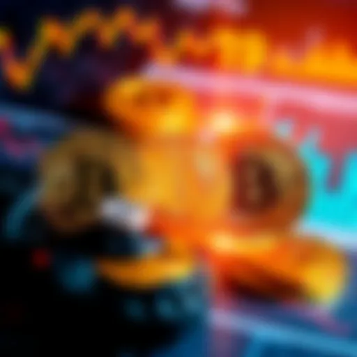 Family trust and Bitcoin treasury concepts with financial graphs and charts