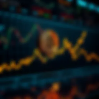 A line chart showing Bitcoin's price trend, with a focus on current levels and fluctuations.