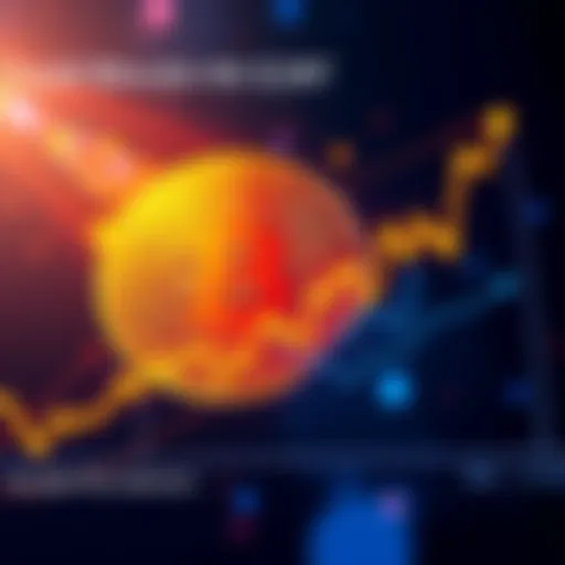 Graph showing Bitcoin's potential rise to $1 million with market indicators and trends