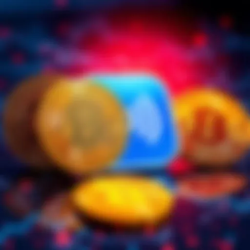 A digital illustration showing Bitcoin symbols alongside the Signal messaging app logo, representing the integration of cryptocurrency and secure messaging.