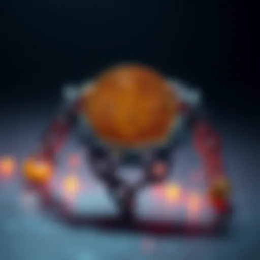 A Bitcoin symbol locked in chains representing exclusivity and limited access for the general public.
