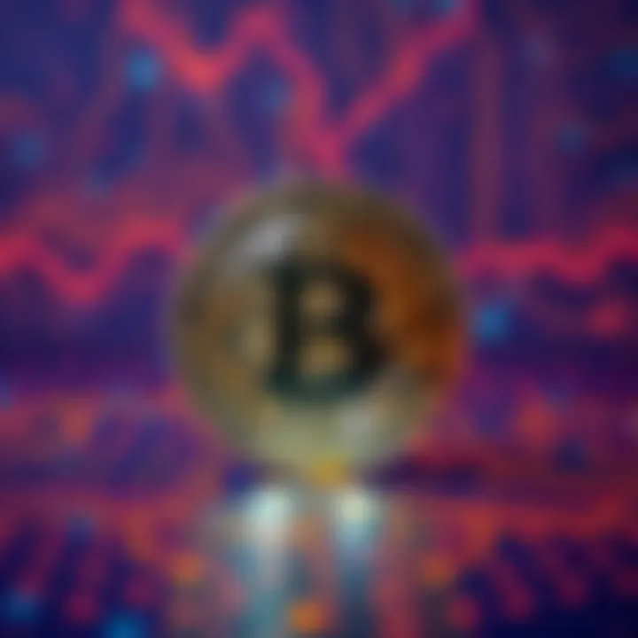 A large Bitcoin symbol stands prominently on a digital background filled with circuit patterns, representing its uniqueness in the cryptocurrency space.