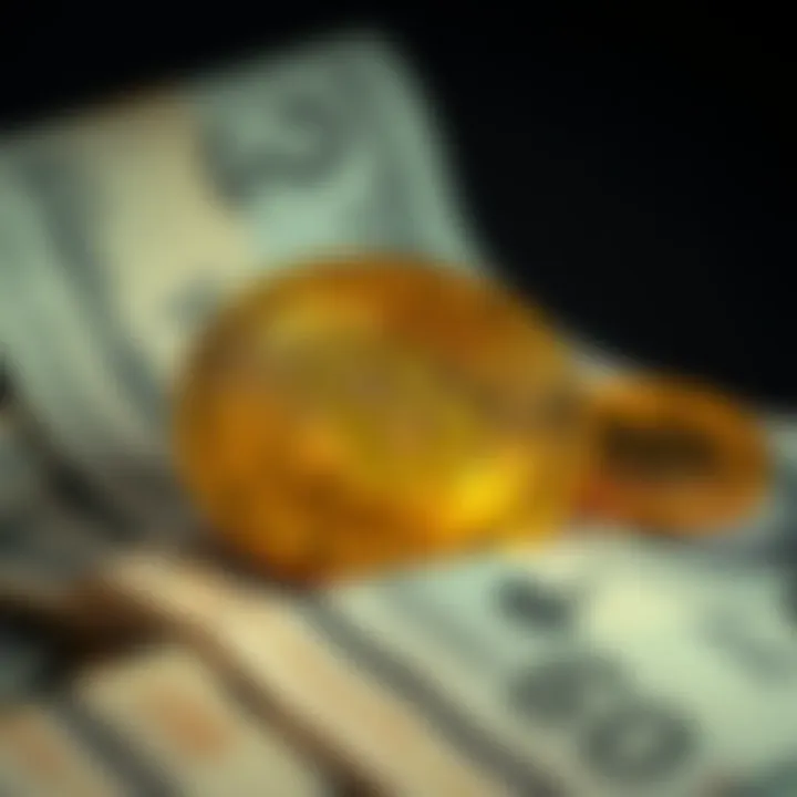 A visual representation of a Bitcoin transaction with a $50 amount, showing the deduction of fees, illustrating how much the recipient receives after costs.