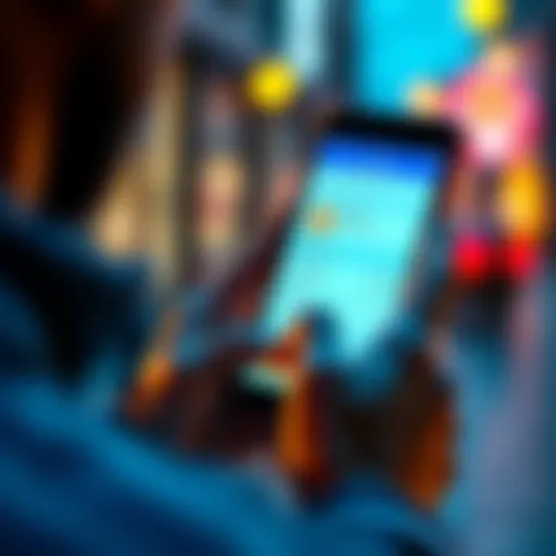 A person using a smartphone to send Bitcoin on Moonpay, showing a transaction screen with fee prompts.