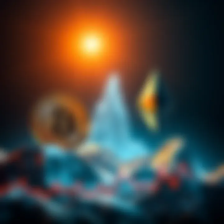 A graphic showing Bitcoin's recent peak compared to Ethereum's all-time high from 1,378 days ago, symbolizing the current state of the crypto market.