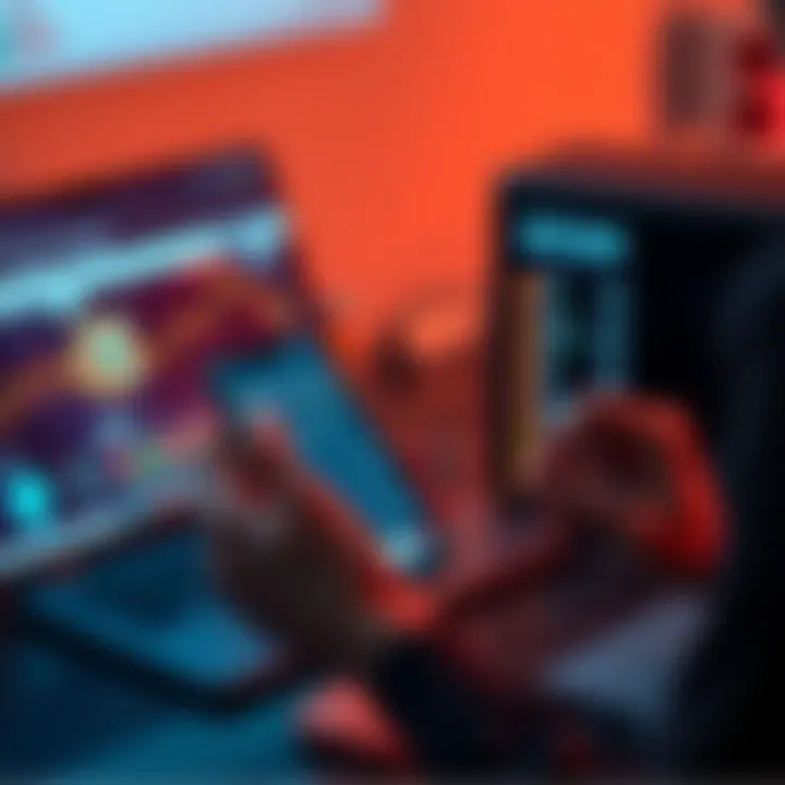 A person checking Bitcoin holdings on a smartphone app alongside a laptop displaying cold storage options.