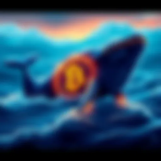 A graphic showing a Bitcoin whale symbolically closing their short positions, indicating a bullish trend for the market.