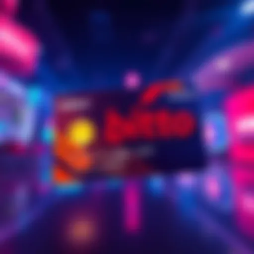 A design of the BitMart Card featuring a Bitto theme, showcasing vibrant colors and logo