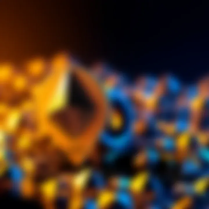 BlackRock logo next to Ethereum symbol, representing a significant investment in cryptocurrency