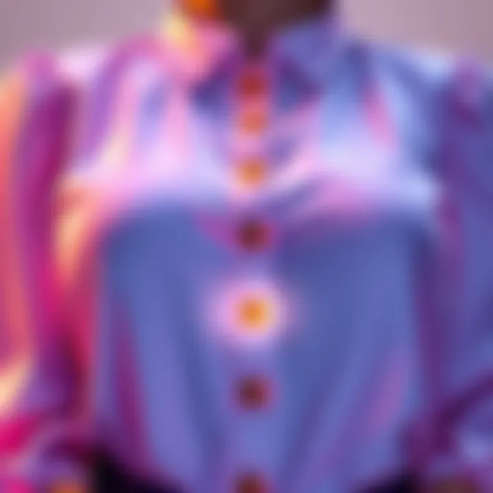 A blouse with shiny buttons, symbolizing secure investments in cryptocurrencies like $HEX, $PLSX, $PLS, and $INC.