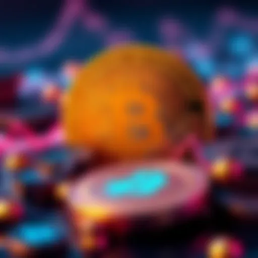 Graphic showing BNB token in the foreground with CRO token behind, symbolizing BNB's lead in the exchange token market