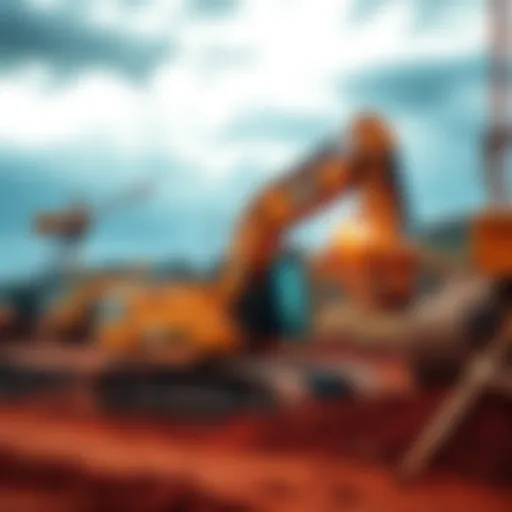 Bobcat mining equipment on a construction site, symbolizing the rise and fall of mining success