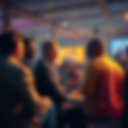 BoldLeonidas interacting with community members during a lively discussion about current trends