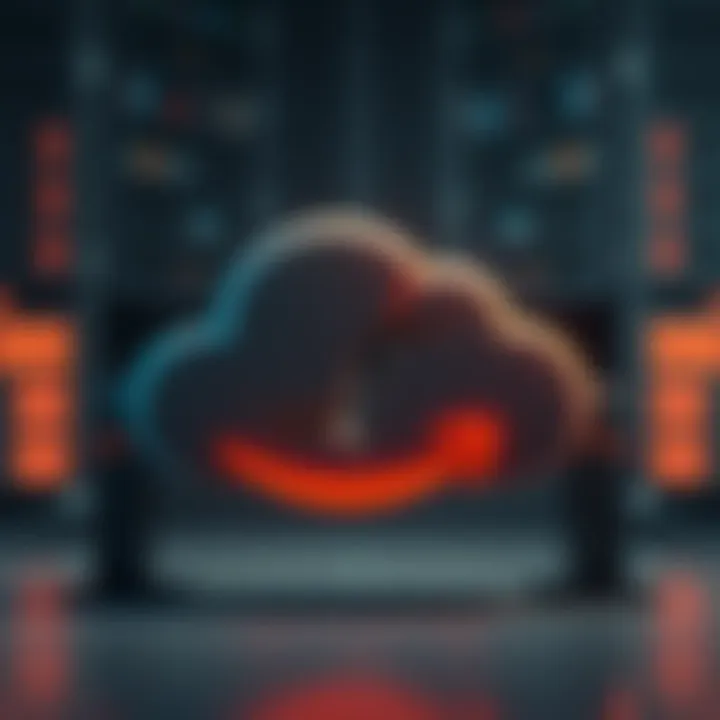 Broken Cloud Server A cloud server icon with cracks symbolizing a disruption in service, representing the impact of the AWS outage on Web3 technology.