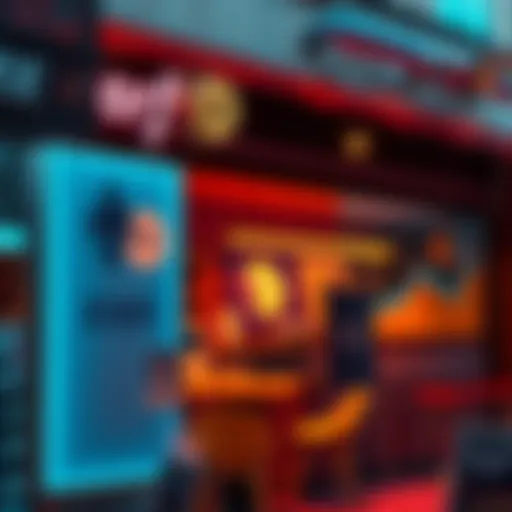 A coffee shop and an airline sign showing acceptance of Bitcoin, Ether, and XRP payments in 2025.