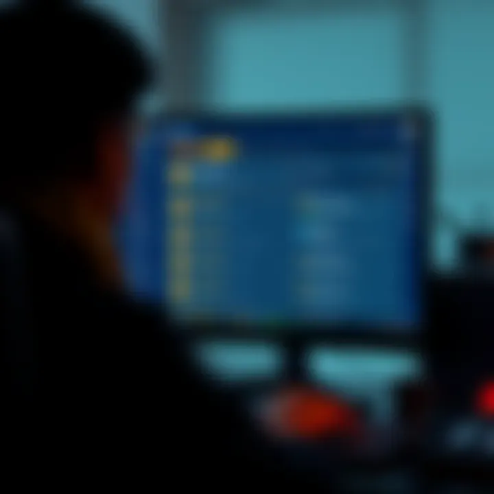 A person looking at a computer screen displaying Monero (XMR) buying options while ensuring privacy.