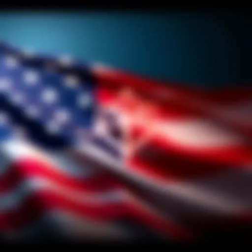 Cardano logo in front of the U.S. flag, symbolizing support from a government bill