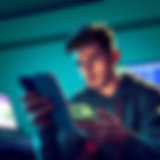 A person looking frustrated while checking their bank account and crypto platform for a missing cash payment.