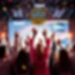 A group of people celebrating a financial milestone with confetti and cheers.