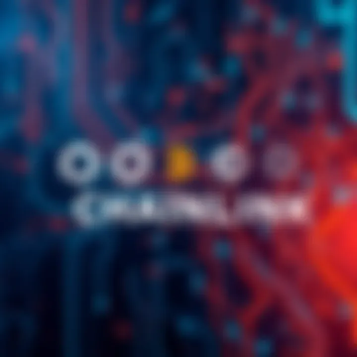Logos of major partners of Chainlink displayed together against a tech background