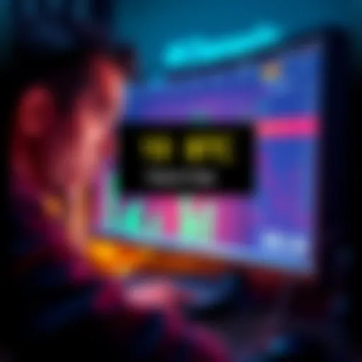A person looking worried while viewing a computer screen showing cryptocurrency transactions, symbolizing the issue of frozen BTC on Changelly.