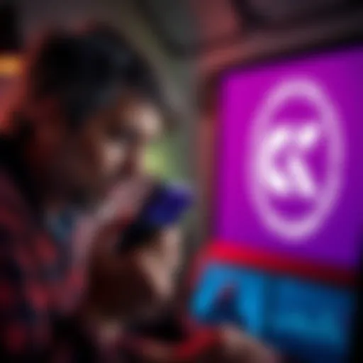 A worried client holding a phone and looking at a computer screen with a Gemini logo, showing signs of frustration and confusion.